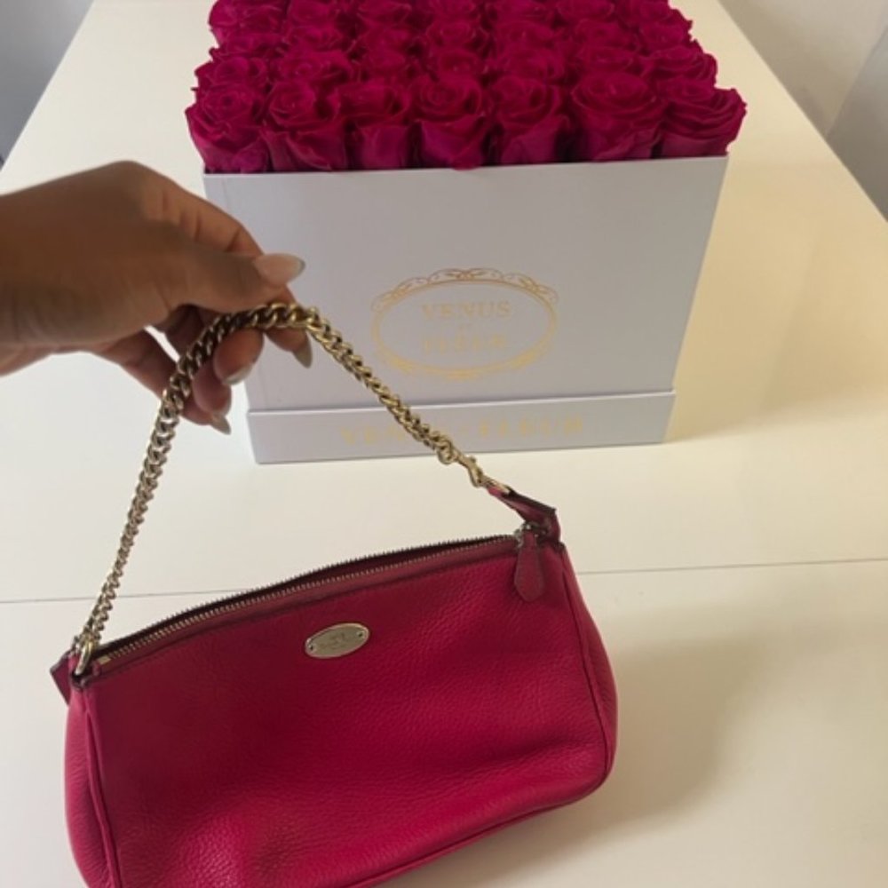 Coach Hot Pink Swinger Bag